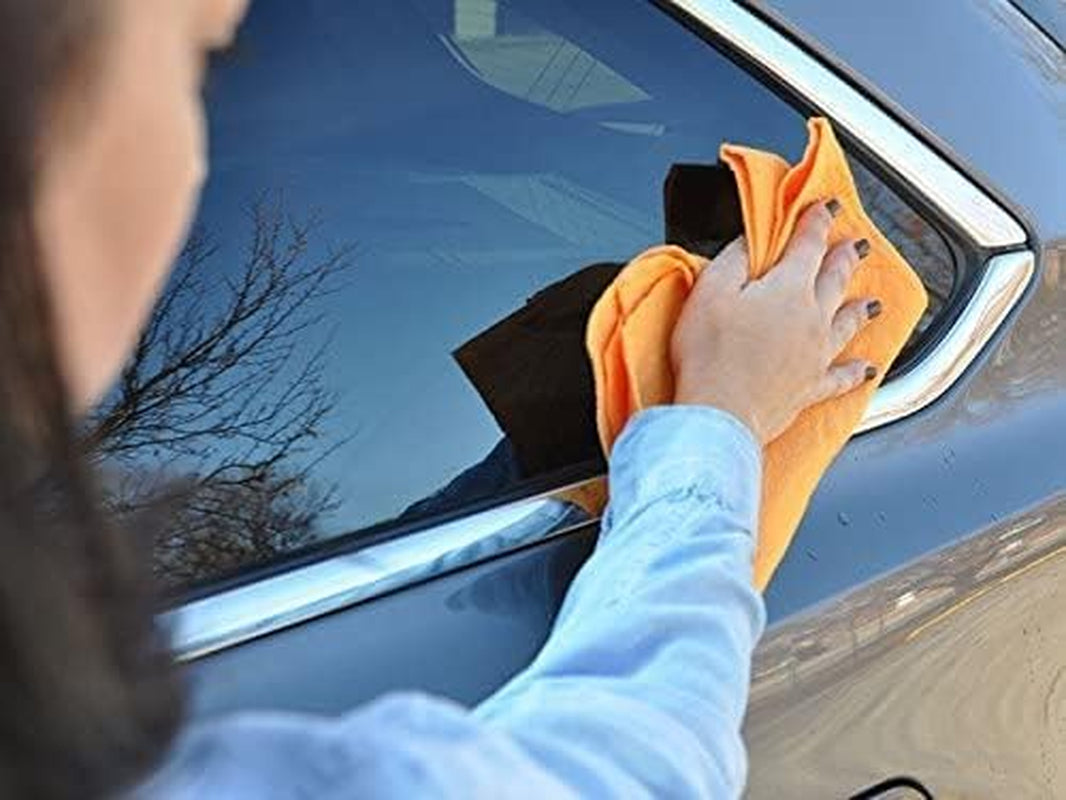 The Original Reusable Shammy Cloth 20" X 14" - Super Absorbent Chamois Towel - Great for Cars, Boats, Trucks, and Rvs - Natural Viscose Sponge Cloth - Eco Friendly (1 Pack)