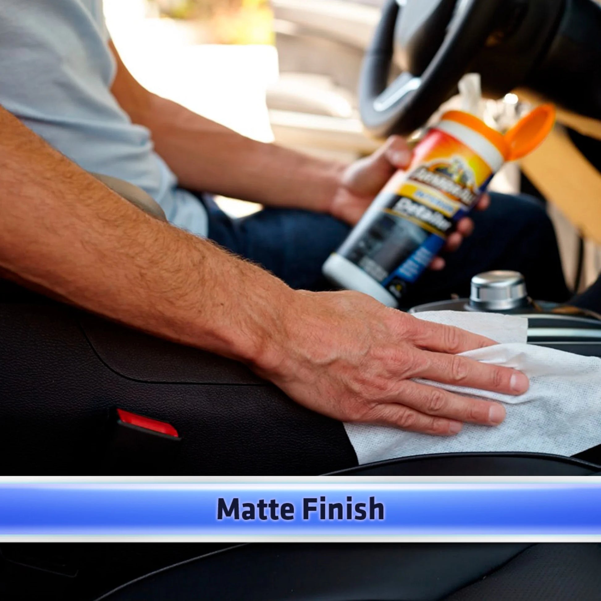 Natural Finish Interior Detailer Car Wipes (25 Count)