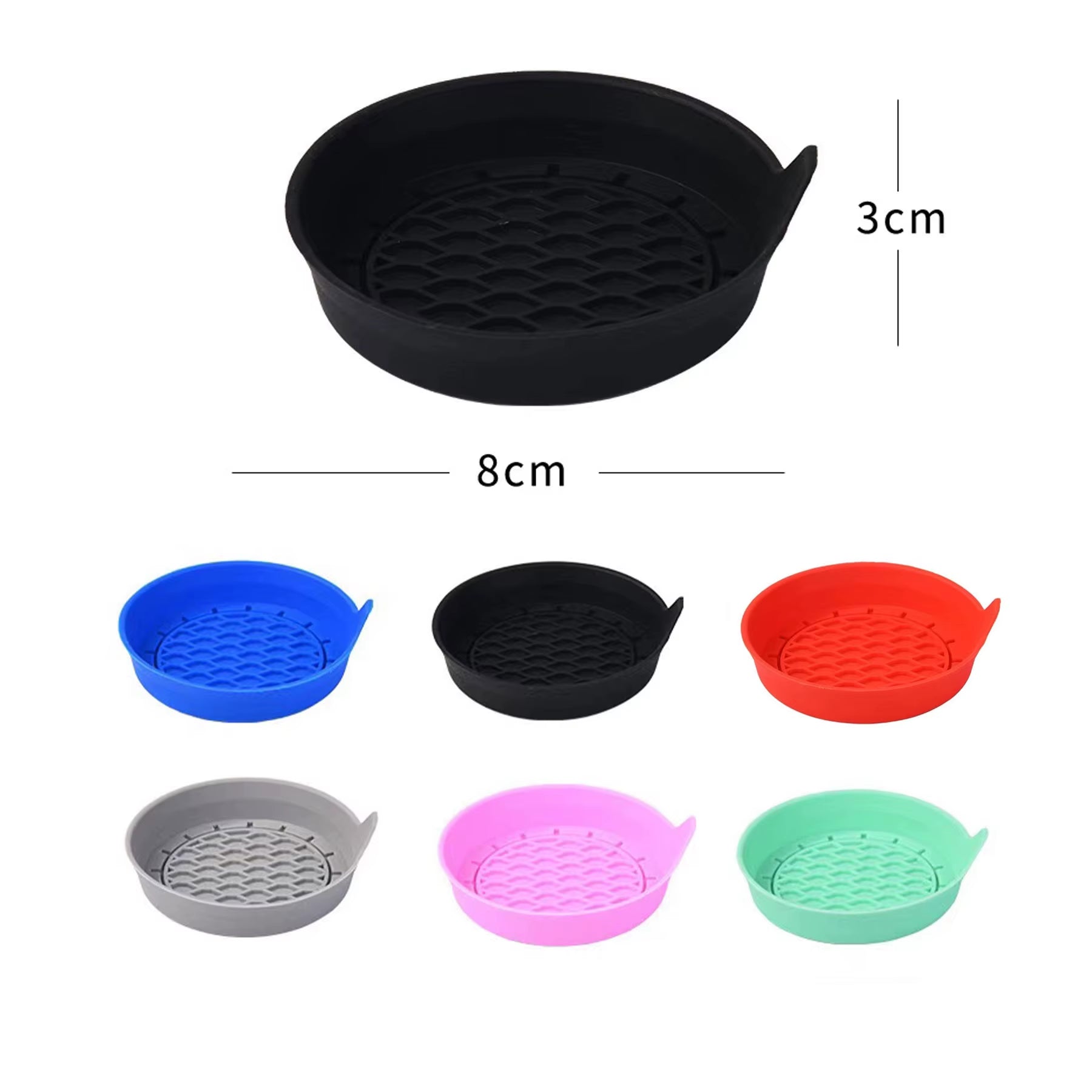 2/4Pcs Car Cup Holder Coaster Silicone Cup Holder Insert Universal Non-Slip Cup Holders Car Accessories Interior Silent Cup Pad
