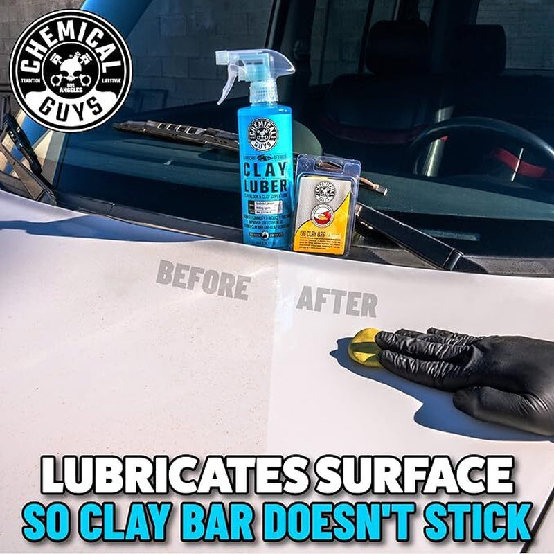 Chemical Guys CLY_113 - Clay Bar & Luber Synthetic Lubricant Kit, Light/Medium