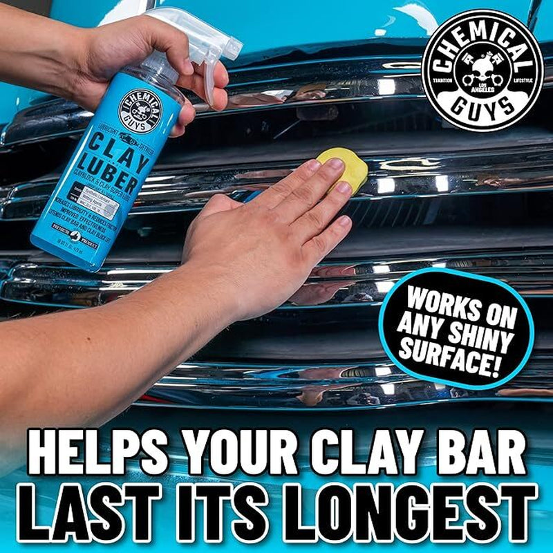 Chemical Guys CLY_113 - Clay Bar & Luber Synthetic Lubricant Kit, Light/Medium