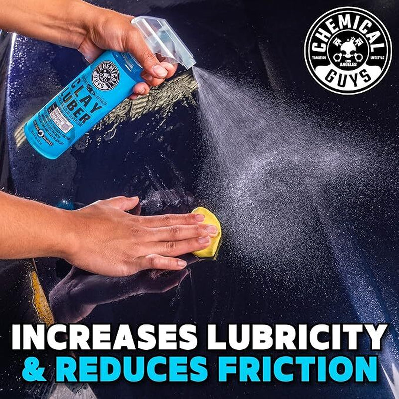Chemical Guys CLY_113 - Clay Bar & Luber Synthetic Lubricant Kit, Light/Medium