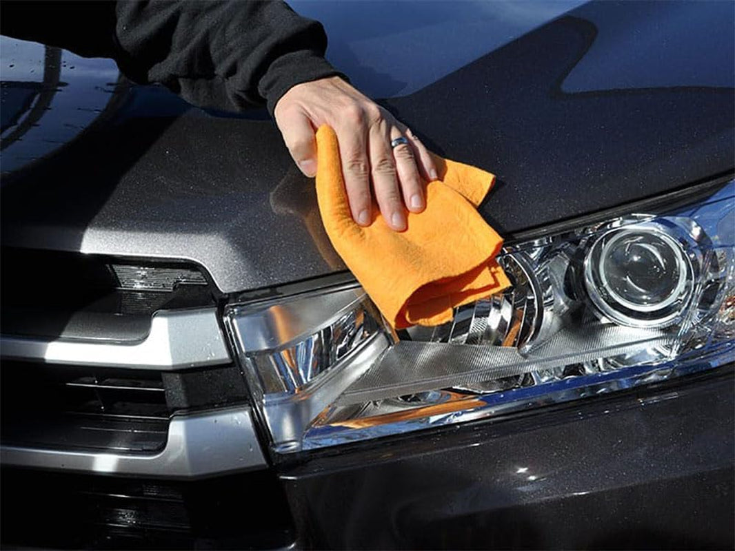 The Original Reusable Shammy Cloth 20" X 14" - Super Absorbent Chamois Towel - Great for Cars, Boats, Trucks, and Rvs - Natural Viscose Sponge Cloth - Eco Friendly (1 Pack)
