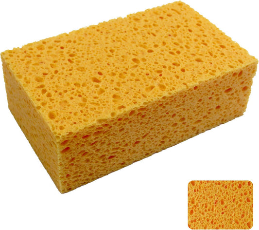 1 PCS X JK SP-T50 Large Sponge, Cleaning Sponges, Boat Bail Sponge, Handy Sponges, Cellulose Sponges, Natural Sponges, Commercial Sponges, Car Washing Sponge, Eco Friendly Sponge (6.5" X 4.0" X 2.0")