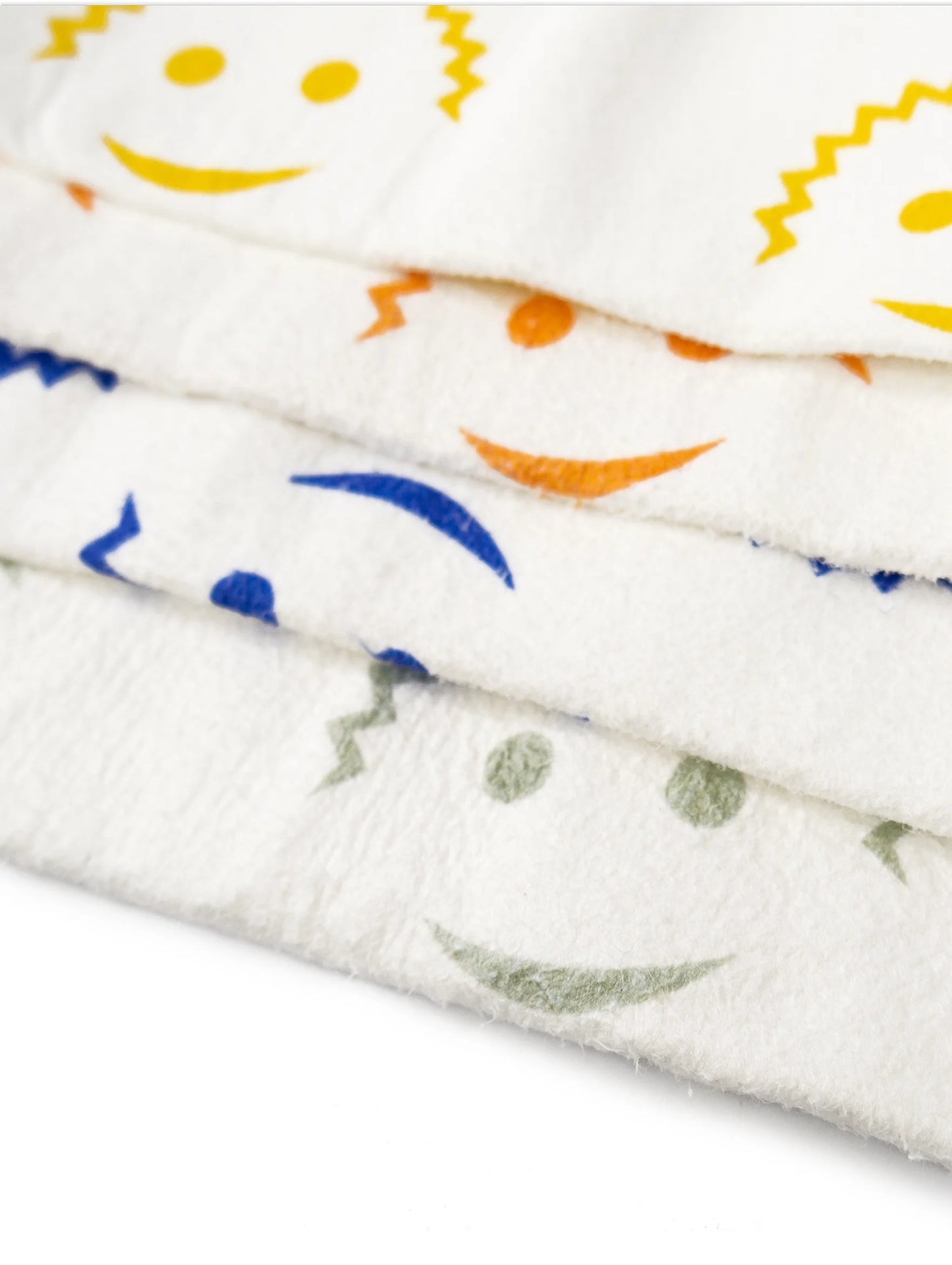 Streakless Dust Cloths, All Purpose for Glass, Kitchen, 4 Count, Multicolor