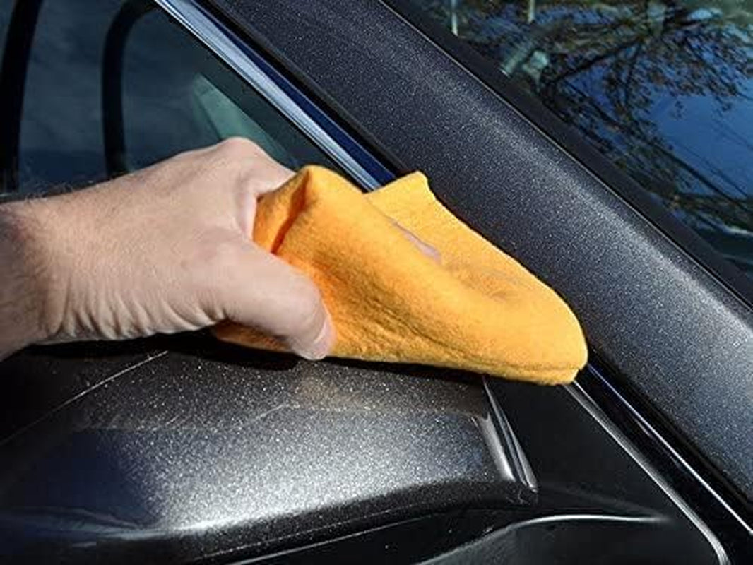 The Original Reusable Shammy Cloth 20" X 14" - Super Absorbent Chamois Towel - Great for Cars, Boats, Trucks, and Rvs - Natural Viscose Sponge Cloth - Eco Friendly (1 Pack)